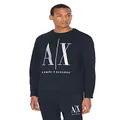 Armani Exchange A|X Men's Icon Project Embroidered Pullover Sweatshirt, Navy, S