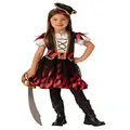 Rubie's Kids Pirate Girl Costume, Multicoloured, Large