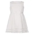 Calvin Klein Girls' Sleeveless Party Dress, Whipped Cream, 5