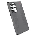 Speck Products Presidio2 Grip Samsung Galaxy S22 Ultra Case, Graphite Grey/Black/Bold Red (144228-9133)
