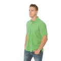 DNC Men's Cotton Rich New York Polo T-Shirt, Small, Cool Lime