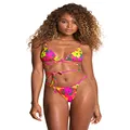 Maaji Womens Crayonflower Coco Sliding Triangle Bikini Top, Open Miscellaneous, Large US