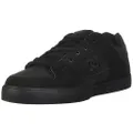 DC Men's Pure Skate Shoe, BLACK/Pirate Black, 6.5 D D US