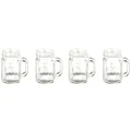 Kikkerland GL08 Mason Jar Shot Glasses, Set of 4 2-14"