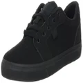 DC Mens Anvil Skate Shoe, Black/Black, 12.5 US