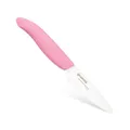 Kyocera Revolution Series 3-inch Ceramic Paring Knife, Pink Handle, White Blade