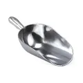 Chef Inox Aluminium Round Scoop, 340 ml Capacity, 160 mm x 80 mm Size,Silver