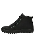 ECCO Women's Soft 7 TRED Gore-TEX High Sneaker, Black Oil Nubuck, 6 US