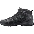 Salomon Men's X Ultra Pioneer MID CLIMASALOMON Waterproof Hiking Boots Climbing Shoe, Black/Magnet/Monument, 8.5