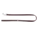 Dingo Soft Leather Dog Leash 120 cm Long, Strong and Gentle, Handmade Brown 11296
