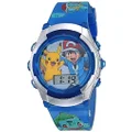 Accutime Kids Pokemon Digital LCD Quartz Watch for Toddlers, Boys, Girls and Adults All Ages, Blue, 36.75 millimeters, Pokemon Digital Quartz Watch