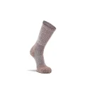 FoxRiver Steel Toe Crew Cut Work Socks for Men and Women 2 Pack Heavyweight Boot Socks with Moisture Wicking Fabric - Grey - Large, (6510)