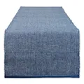 DII Two-Toned Collection Tabletop, Table Runner, 13x108, Navy