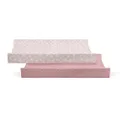 Bubba Blue Nordic Waterproof Change Mat Cover, 48 x 82 cm Size, Dusty Berry/Rose (Pack of 2) 100.0 Grams