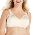 Playtex Women's 18 Hour Ultimate Lift and Support Wire Free Bra, Mother of Pearl, 36B