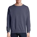 Hanes Men's Comfortwash Garment Dyed Sweatshirt, Anchor Slate, Medium