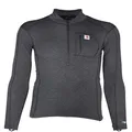 Carhartt Men's Force Tech Quarter-Zip Thermal Base Layer Long Sleeve Shirt, Black Heather, Small