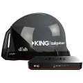 KING VQ4550 Tailgater Bundle - Portable Satellite TV Antenna and Dish Wally HD Receiver