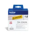 Brother Genuine DK-22606, Yellow Continuous Film Roll, 62mm X 15.24m