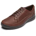 ROCKPORT Men's Junction Point Lacetotoe Oxford, Chocolate, 14