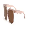SERENGETI Womens Classic Sunglasses, Matte Crystal Pink, 56 US