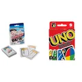 Hasbro Gaming Monopoly Deal Card Board Game, Multicolor & Mattel UNO Card Game
