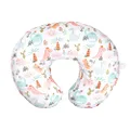 Boppy Nursing Pillow and Positioner—Original | Blush Baby Dino | Breastfeeding, Bottle Feeding, Baby Support | with Removable Cotton Blend Cover