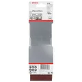Bosch Accessories Professional 2608606072 2 608 606 072 3-Piece Sanding Belt Set, Red, 75 x 533 mm, Set of 3