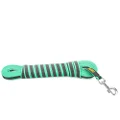 Dingo Gear Floatable Lead for Dog in Work, Fabric Handmade Leash No Handle Waterproof 10.5 m Black and Green S03624