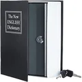 Amazon Basics Book Safe, Key Lock, Black