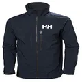 Helly Hansen Men's Hydropower Racing Waterproof Windproof Breathable Mesh Lined Technical Marine Design Jacket, 597 Navy, Medium