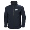Helly Hansen Men's Hydropower Racing Waterproof Windproof Breathable Mesh Lined Technical Marine Design Jacket, 597 Navy, Medium