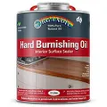 Organoil Tung Oil Interior Surface Sealer Hard Burnishing Oil 2L, Clear