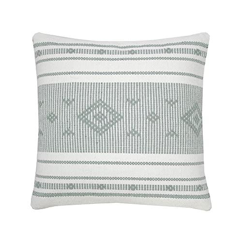Bambury Phoenix Square Cushion, Eucalyptus