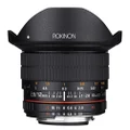 Rokinon 12mm F2.8 Ultra Wide Fisheye Lens for Nikon AE DSLR Cameras - Full Frame Compatible