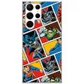 ERT Group Justice League 001 Licensed TPU Phone Case for Samsung S22 Ultra, Multicolor