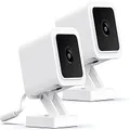 Wyze Cam v3 with Color Night Vision, Wired 1080p HD Indoor/Outdoor Video Camera, 2-Way Audio, Compatible with Alexa, Google Assistant, and IFTTT, 2-Pack