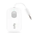 Twelve South 4353 Airfly SE | Wireless Transmitter/Receiver with Audio Sharing for Up to 2 Airpods/Wireless Headphones to Any Audio Jack for use On Airplanes, Boats or in Gym, Home, Auto