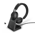 Jabra Evolve2 65 Noise-Canceling Wireless Over-Ear UC Stereo Headset, Black