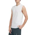 Champion Men's T-Shirt, Sleeveless, Tank, Classic Muscle Tee Top (Reg. Or Big & Tall), White, XL