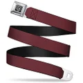 Buckle-Down Seatbelt Buckle Belt, Brown, X-Large, 32 to 52 Inches Length, 1.5 Inch Wide