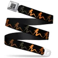 Buckle-Down Seatbelt Buckle Belt, Mud Flap Girl Repeat Black/Orange Fade, X-Large, 32 to 52 Inches Length, 1.5 Inch Wide