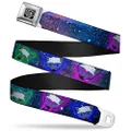 Buckle-Down Seatbelt Buckle Belt, Laser Eye Cats in Space, Regular, 24 to 38 Inches Length, 1.5 Inch Wide
