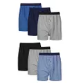 Hanes Mens ComfortSoft with Comfort Flex Waistband, Multiple Packs Available Boxer Shorts, Assorted - 6 Pack, Medium US