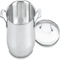 Cuisinart 444-24 Contour Stainless 6-Quart Saucepot with Glass Cover Silver