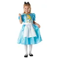 Rubies Girl's Disney Alice in Wonderland Classic Costume for 3-4 Years Kids