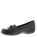 Clarks Women's Ashland Bubble Slip-On Loafer, Black, 5 US