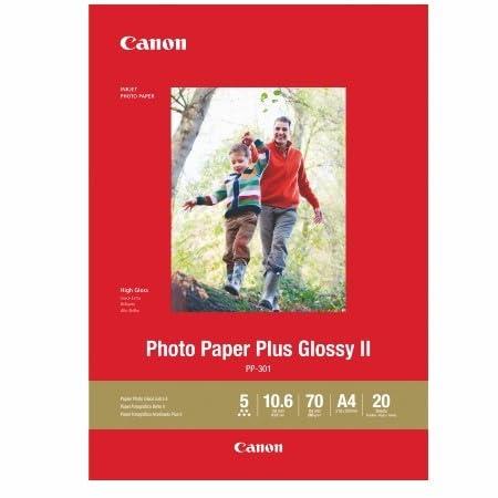Canon 3.5x3.5-Inch Plus Glossy II Square Photo Paper 20 Sheets