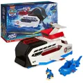 PAW PATROL PAW Patrol Aqua Pups Whale Patroller Team Vehicle with Chase Action Figure, Toy Car and Vehicle Launcher, Kids Toys for Ages 3 and up 6065308