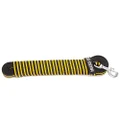 Dingo Gear Floatable Lead for Dog in Work, Fabric Handmade Leash No Handle Waterproof 10.5 m Black and Orange S03623